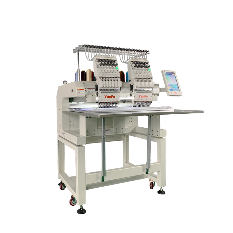 Máquina de bordar de 2 cabezales con área de trabajo de 320*360 mm