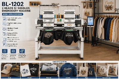 Embroidery machine parameter diagram and application scenarios Embroidery machine parameter diagram and application scenarios