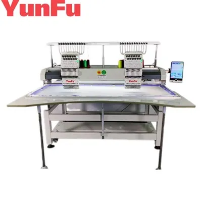 Yunfu 500*800 Área de trabajo grande Agbada Máquina de bordado de maquinaria computarizada